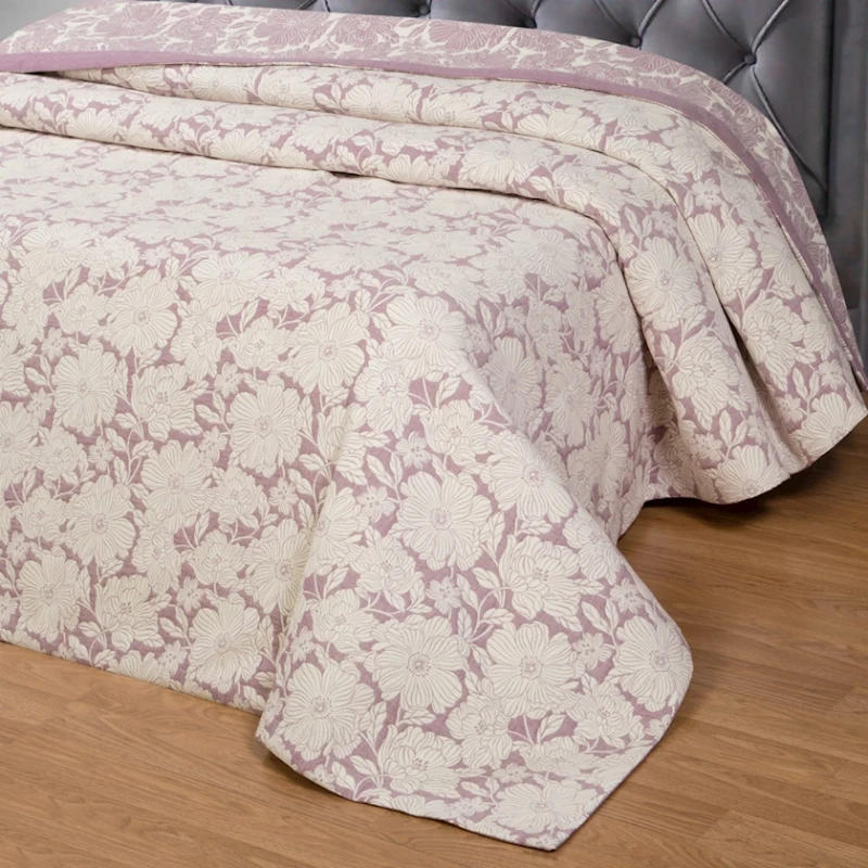 Örtük Артпостель Танец Цветов, 240x235 sm, ikinəfərlik, jakkard/pambıq, bənövşəyi