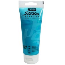 Akril boya Pebeo Studio Acrylics Dyna Iridescent Blue Green, iridentsent mavi-yaşıl, 100 ml