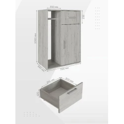 Комод, 100x70 см, ЛДСП, белый Комод, 100x70 см, ЛДСП, белый