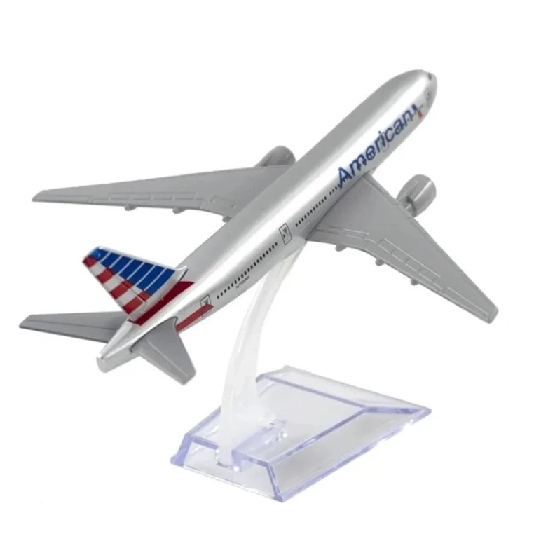 Коллекционная фигурка Aircraft Model American Airlines Boeing 777, 15x14.5x8 см, железо/пластик