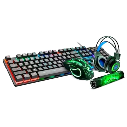 Комплект (клавиатура+мышь+гарнитура+коврик) GK-490 Gaming combo 4in1 Комплект (клавиатура+мышь+гарнитура+коврик) GK-490 Gaming combo 4in1