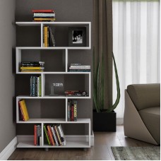 Stellaj Ev Plus Stoni, 90x156x20 sm, LDSP, ağ