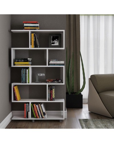Stellaj Ev Plus Stoni, 90x156x20 sm, LDSP, ağ