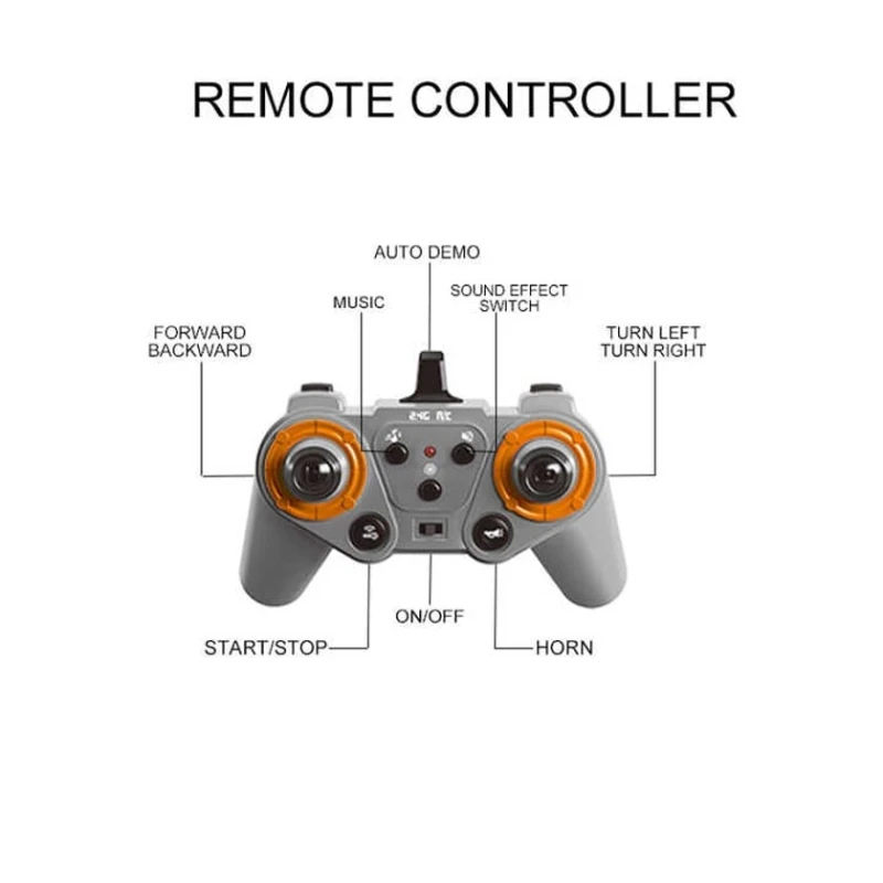 Radio ilə idarə olunan yük maşını Truck 8006-2D, göy