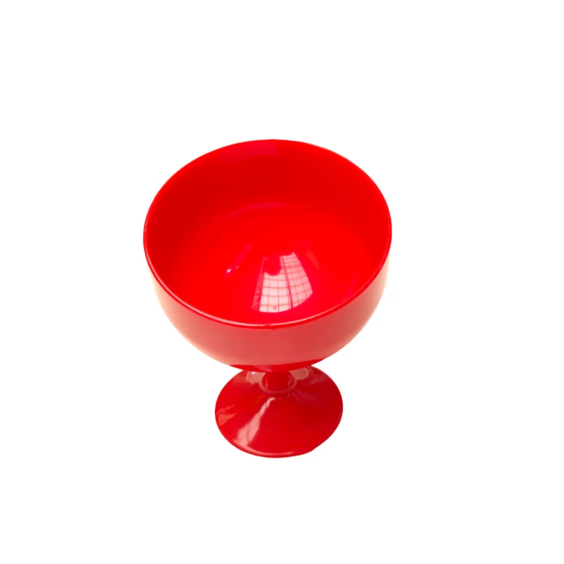 Креманка 9x12 см, пластик, красная Креманка 9x12 см, пластик, красная