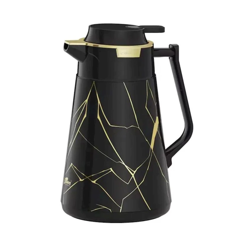 Термос Sunlife, металл, черный, 1 л