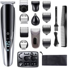 Saç kəsimi dəsti Hatteker H5IN1B001 Silver/Black