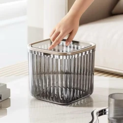 Мусорное ведро, 14.5x14x15 см, акрил, мини Мусорное ведро, 14.5x14x15 см, акрил, мини