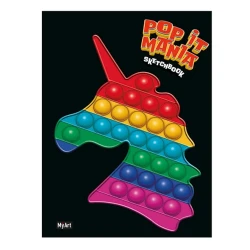 Скетчбук Проф-Пресс Popit Mania, A5, 64 листа, черный