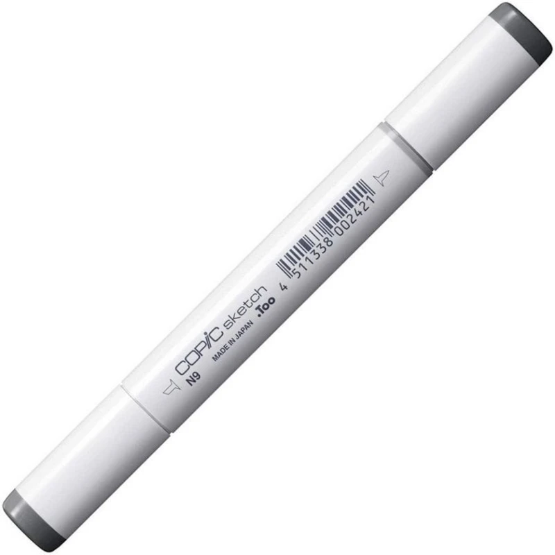Маркер Copic Sketch, N-9 Neutral Gray, двусторонний, серый Маркер Copic Sketch, N-9 Neutral Gray, двусторонний, серый