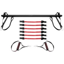 Yoqa və fitnes üçün dəst WS0664, qara/qırmızı