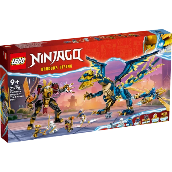 Конструктор LEGO Ninjago Elemental Dragon vs. The Empress Mech 71796, 9+ лет, 1038 элементов