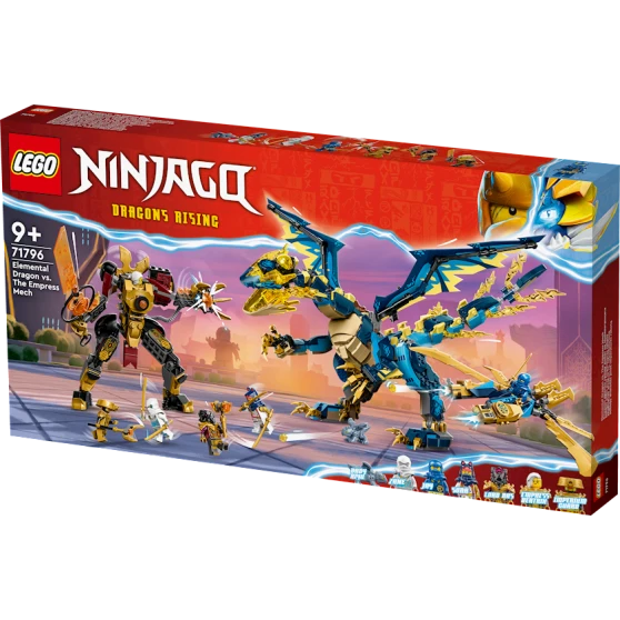 Конструктор LEGO Ninjago Elemental Dragon vs. The Empress Mech 71796, 9+ лет, 1038 элементов