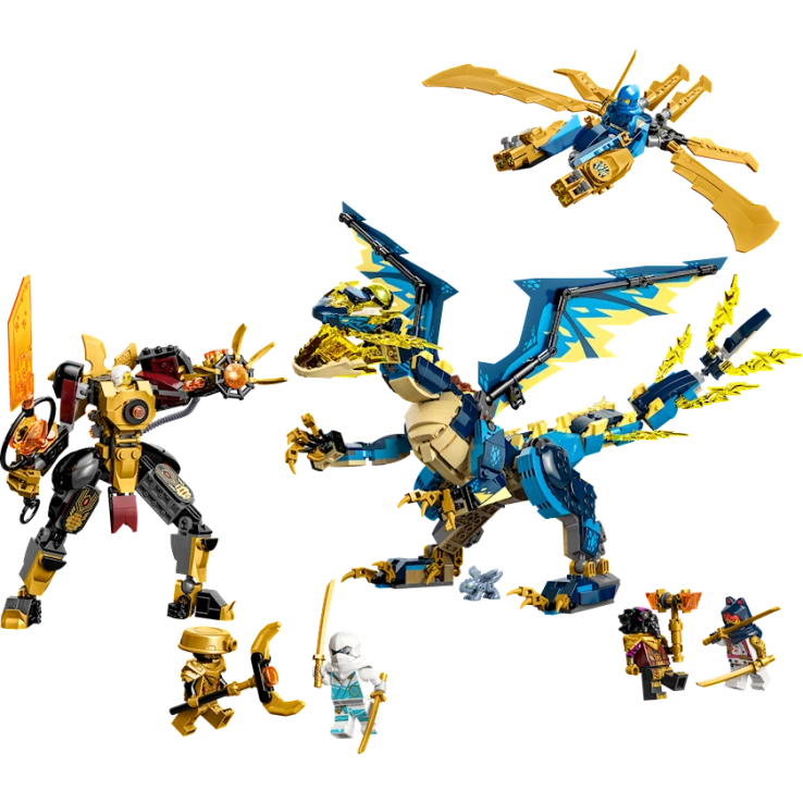Конструктор LEGO Ninjago Elemental Dragon vs. The Empress Mech 71796, 9+ лет, 1038 элементов