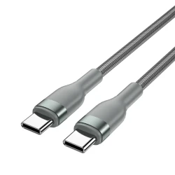 Kabel USB Wiwu Wi-C017 Concise Serisi Type-C to Type-C PD Data Kablo 100W 2M Grey