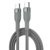 Kabel USB Wiwu Wi-C017 Concise Serisi Type-C to Type-C PD Data Kablo 100W 2M Grey