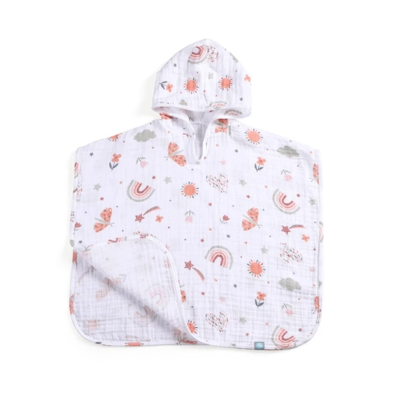 Детское банное полотенце с капюшоном Funnababy Sunny, бежевый, 50х50 см Детское банное полотенце с капюшоном Funnababy Sunny, бежевый, 50х50 см