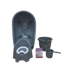 Набор для купания для детей smr804, серый, 4 предмета Набор для купания для детей smr804, серый, 4 предмета