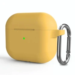 Чехол для наушников Airpods 3 Silicone Case для Apple AirPods 3 Yellow