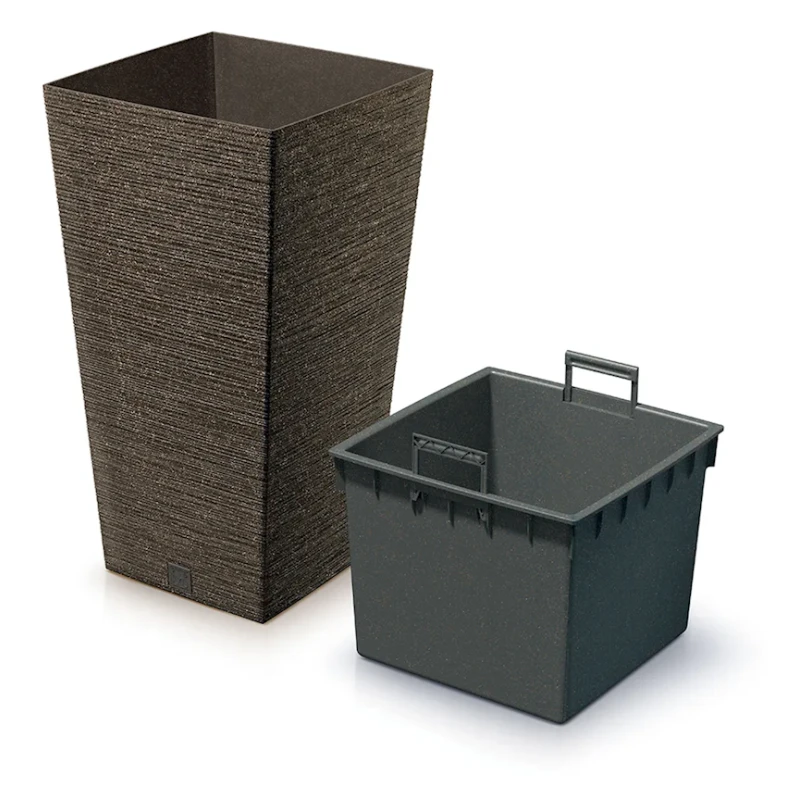 Горшок Prosperplast DFSH300W, коричневый Горшок Prosperplast DFSH300W, коричневый