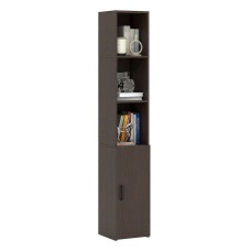 Stellaj 3563_StellajBookVenge, 178х30х30 sm, LDSP, qəhvəyi