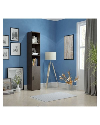 Stellaj 3563_StellajBookVenge, 178х30х30 sm, LDSP, qəhvəyi