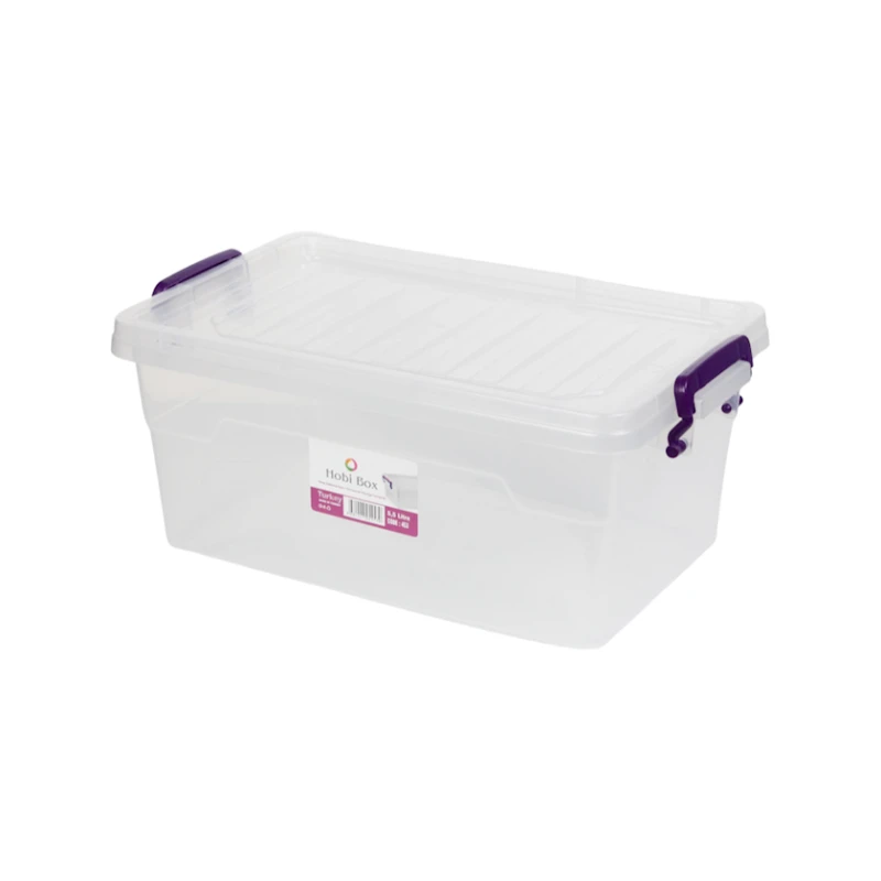 Контейнер для хранения SP_6204, 19x31x13 см, 5.5 л, прозрачный