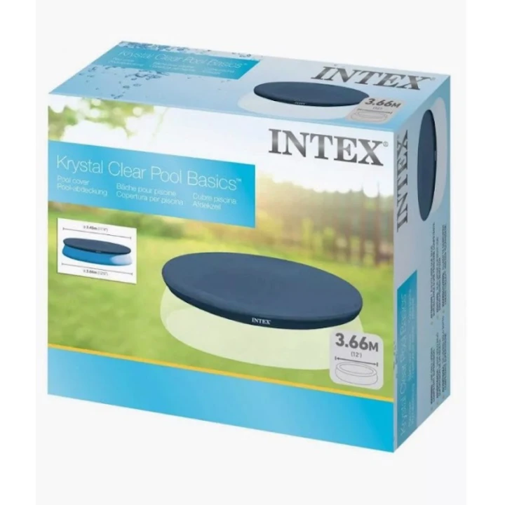 Тент для бассейна Intex X28225588022, синий, 366 см
