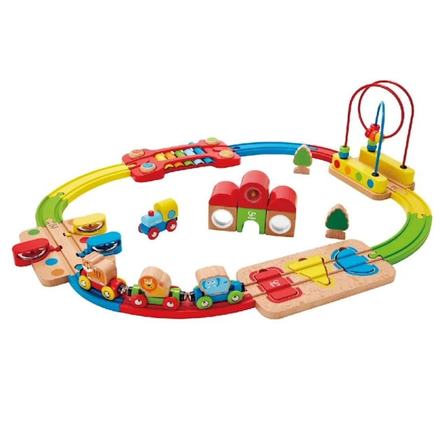Музыкальная железная дорога Hape E3826 радужная головоломка