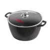 Кастрюля Горница, алюминий, черная, 8 л Кастрюля Горница, алюминий, черная, 8 л