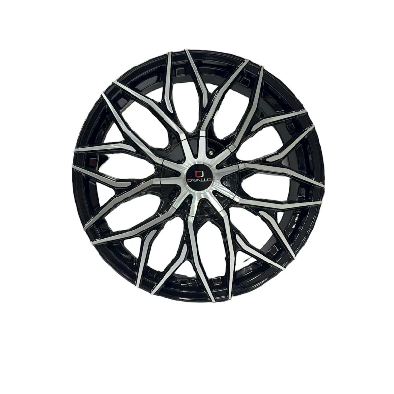 Təkər diskləri Cavallo R18 DSC084, gümüşü/qara