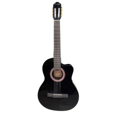 Klassik gitara De Silva ACG21CE BK, qara