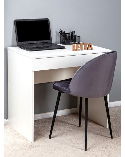 Yazı masası Letta, ağ, LDSP, 75х52х76.6 sm