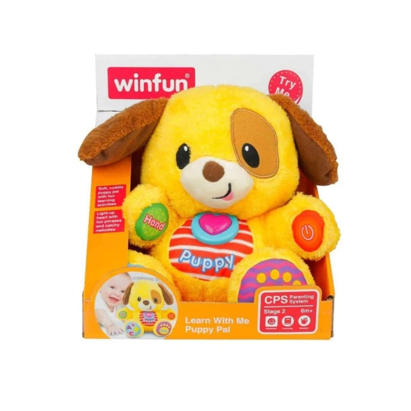 Развивающая игрушка для малышей Winfat Learn With Me Puppy Pal, 6+ месяцев