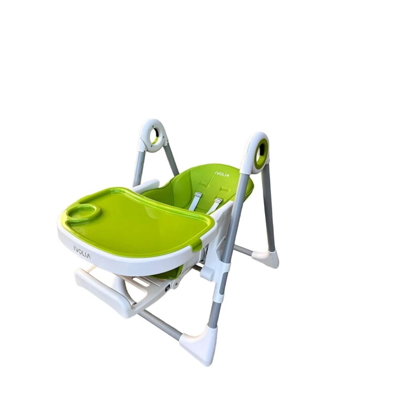 Стульчики для кормления Ivolia Q11, от 6 месяцев, зеленый Стульчики для кормления Ivolia Q11, от 6 месяцев, зеленый
