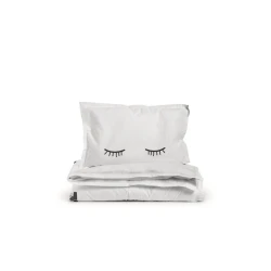 Комплект детского постельного белья Elodie Change the World, наволочка 35х55, пододеяльник 100х130, перкаль, белый