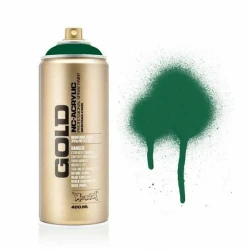 Аэрозольная краска Montana Gold G6070 Smaragd Green, 400 мл