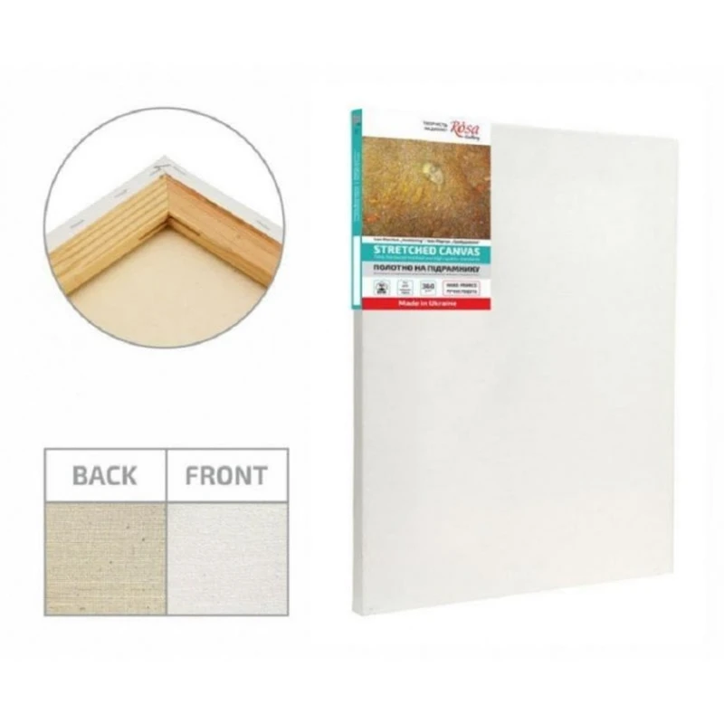 Холст на подрамнике Rosa Gallery, хлопок, среднее зерно, акрил, 25х35 Холст на подрамнике Rosa Gallery, хлопок, среднее зерно, акрил, 25х35