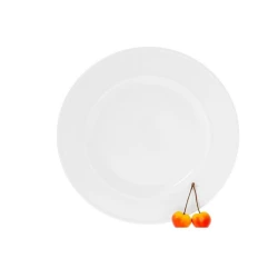 Тарелка обеденная Wilmax WL-991242/A круг, 25.5 см, фарфор, белый