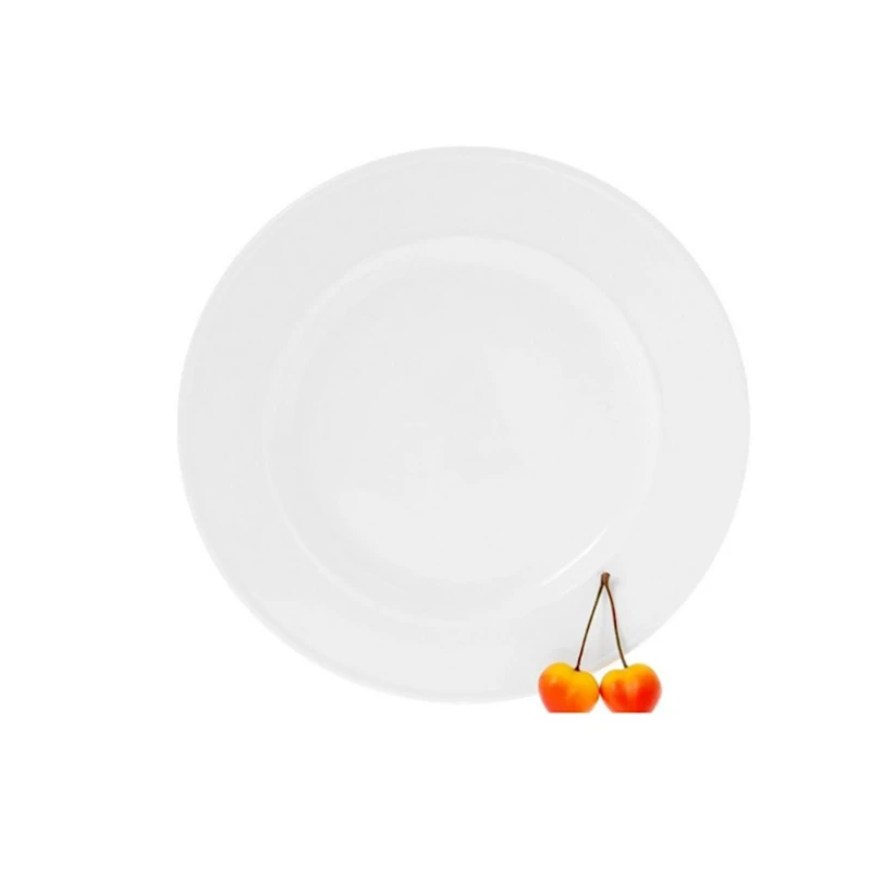Тарелка обеденная Wilmax WL-991242/A круг, 25.5 см, фарфор, белый