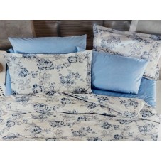 Yataq dəsti MiraNova SF-405, ikinəfərlik, pambıq, rəngbərəng, mələfə 240x260 sm, yorğan üzü 200x220 sm, yastıq üzü 50x70 sm (2 əd)