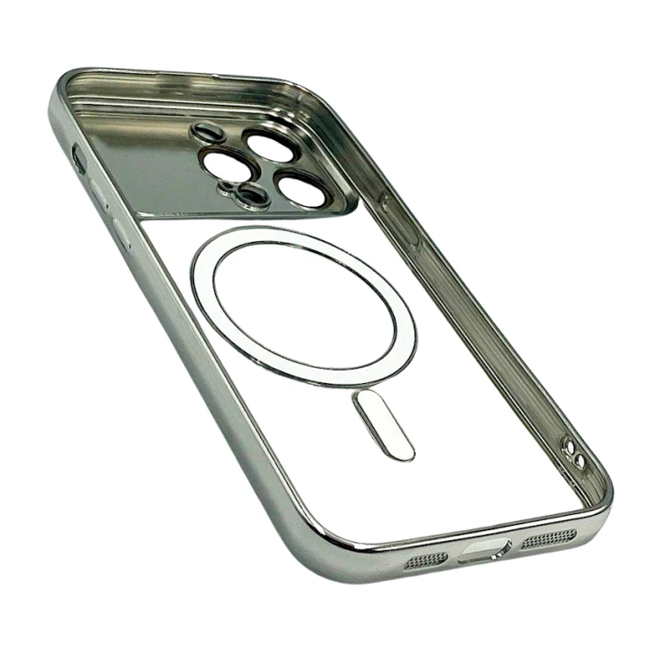 Чехол Auto Focus Magsafe для Apple iPhone 14 Pro Max Silver Чехол Auto Focus Magsafe для Apple iPhone 14 Pro Max Silver