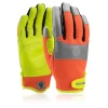 Перчатки Ardon Thunder Magnetic, желтые/оранжевые, one size