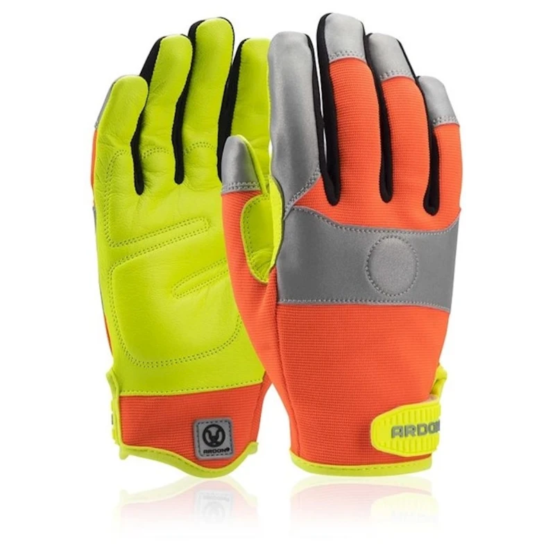 Перчатки Ardon Thunder Magnetic, желтые/оранжевые, one size