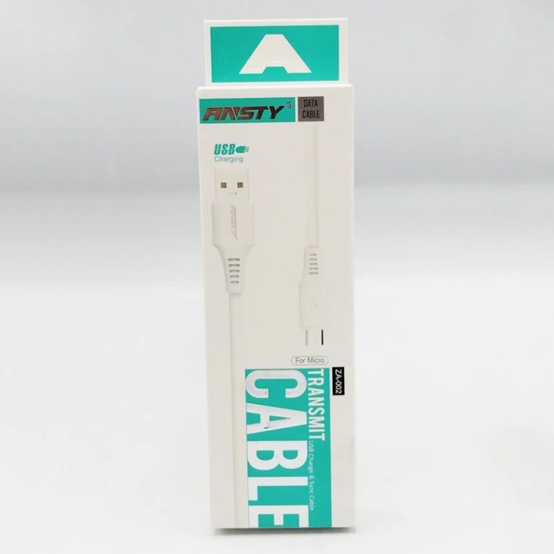 Кабель USB Ansty ZA-002 Micro USB, Белый Кабель USB Ansty ZA-002 Micro USB, Белый