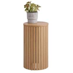 Подставка для растений JYSK Spodsbjerg 3670155, МДФ/меламин/сталь/полипропилен, коричневая, 35x60 см Подставка для растений JYSK Spodsbjerg 3670155, МДФ/меламин/сталь/полипропилен, коричневая, 35x60 см