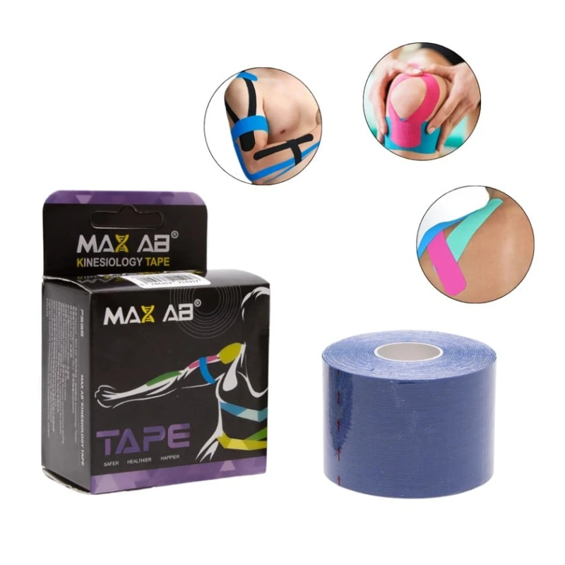 Kinezio teyp Max Lab, 500x500x5 sm, mavi