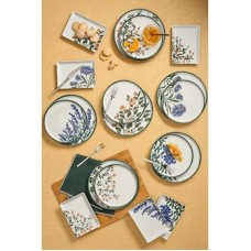 Səhər yeməyi dəsti Porland Flower Garden 04POR034190, 18 parça, 6 nəfərlik, farfor, rəngbərəng