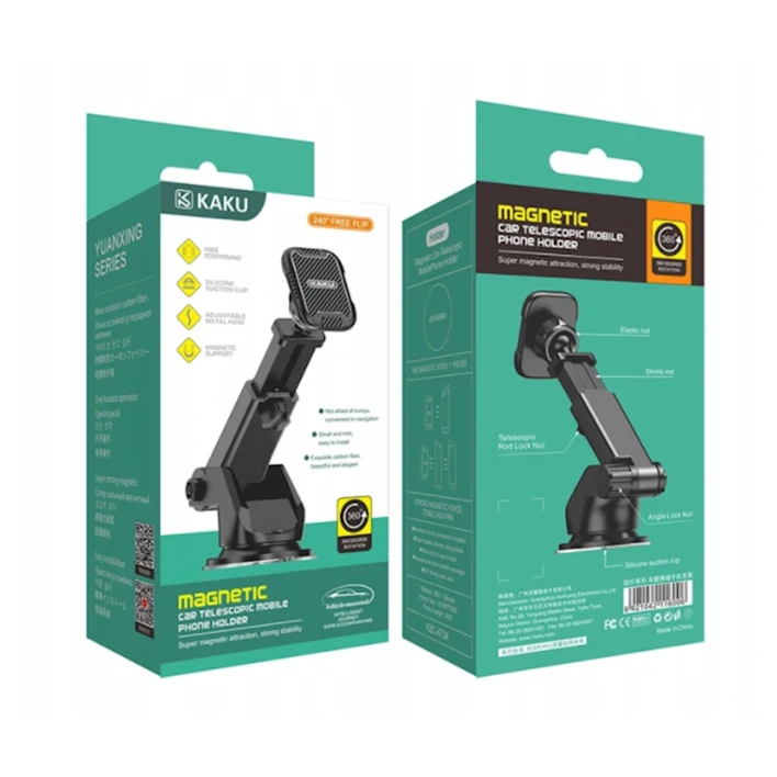 Автомобильный держатель для телефона Kaku KSC-473, Черный Автомобильный держатель для телефона Kaku KSC-473, Черный