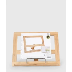 Держатель для книг Hom-me 104718, 21x29x3 см, бамбук, коричневый